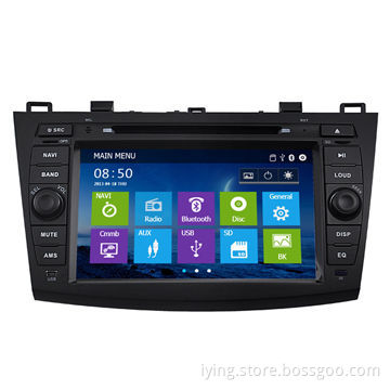 Special Car DVD Player for New Mazda 3 (2010-2012), Auto-rear Viewing Function, Built-in TV Tuner